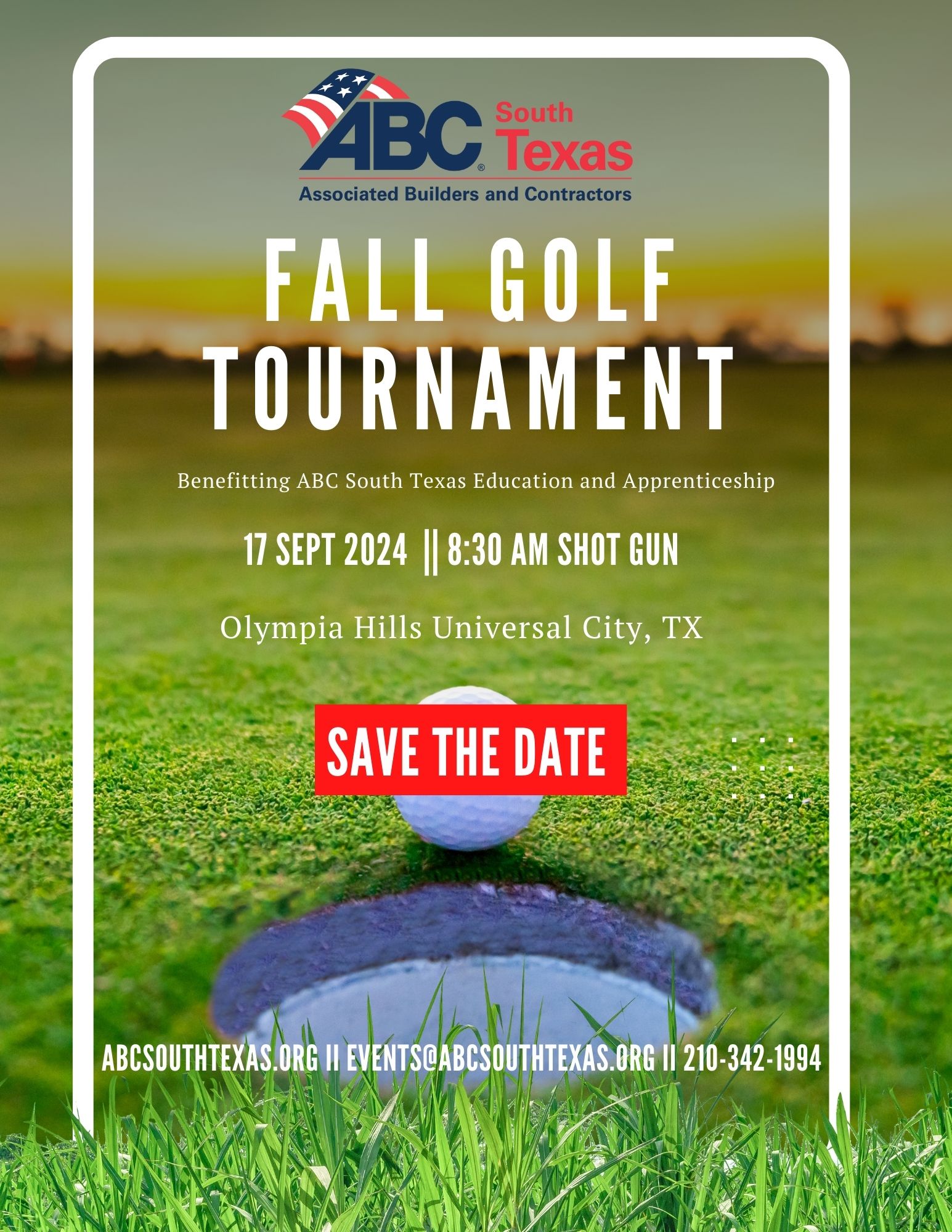9.17.24 Fall  Golf Tournament Flyer